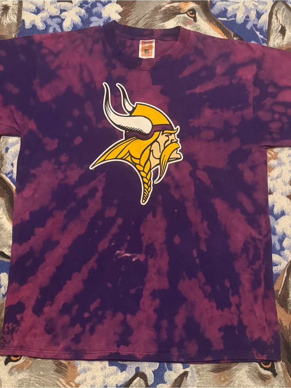 Kids Minnesota Vikings Tie-Dye Tee - Purple